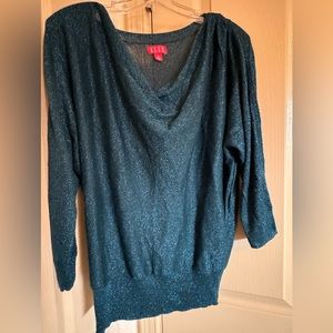 Teal Sparkle Sweater